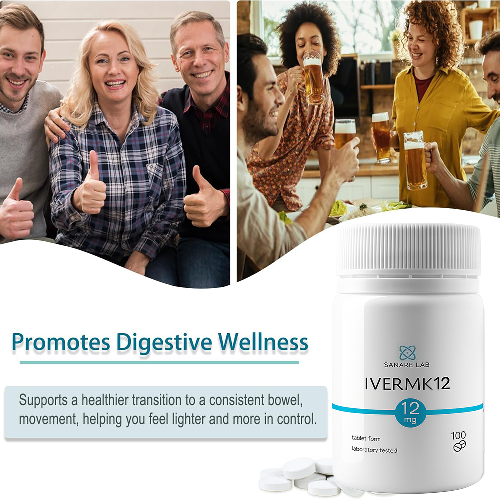 IVERMK 12 mg 100 Tablets